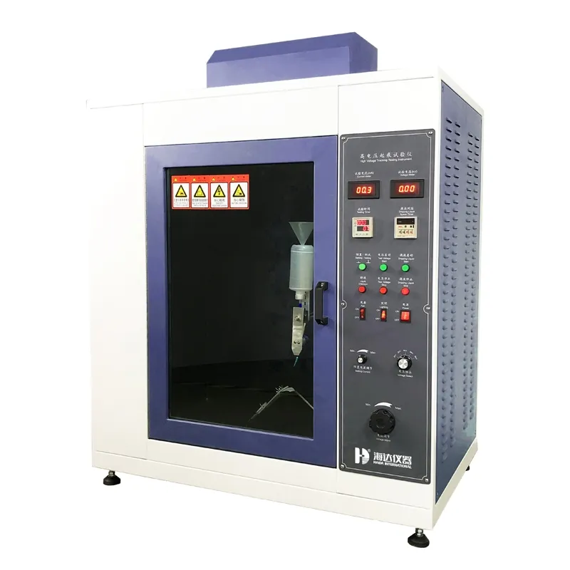 High Voltage Tracking Resistance Test Machine / Flammability Tester For Fabric 0