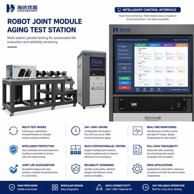 Robot Joint Module Aging Test Station Durability Testing Machine Actuator Life Test 24h 1000h Continuous Intermittent Cycling